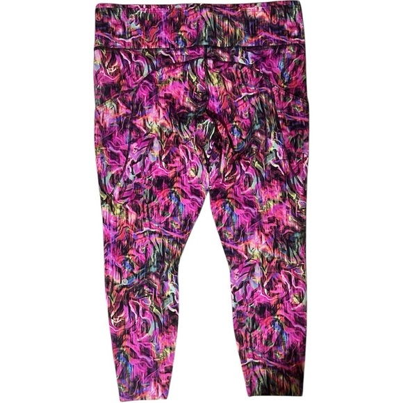Lululemon Plus Size Women’s Multi Color Fast And Free Leggings Size 18 - Picture 6 of 13